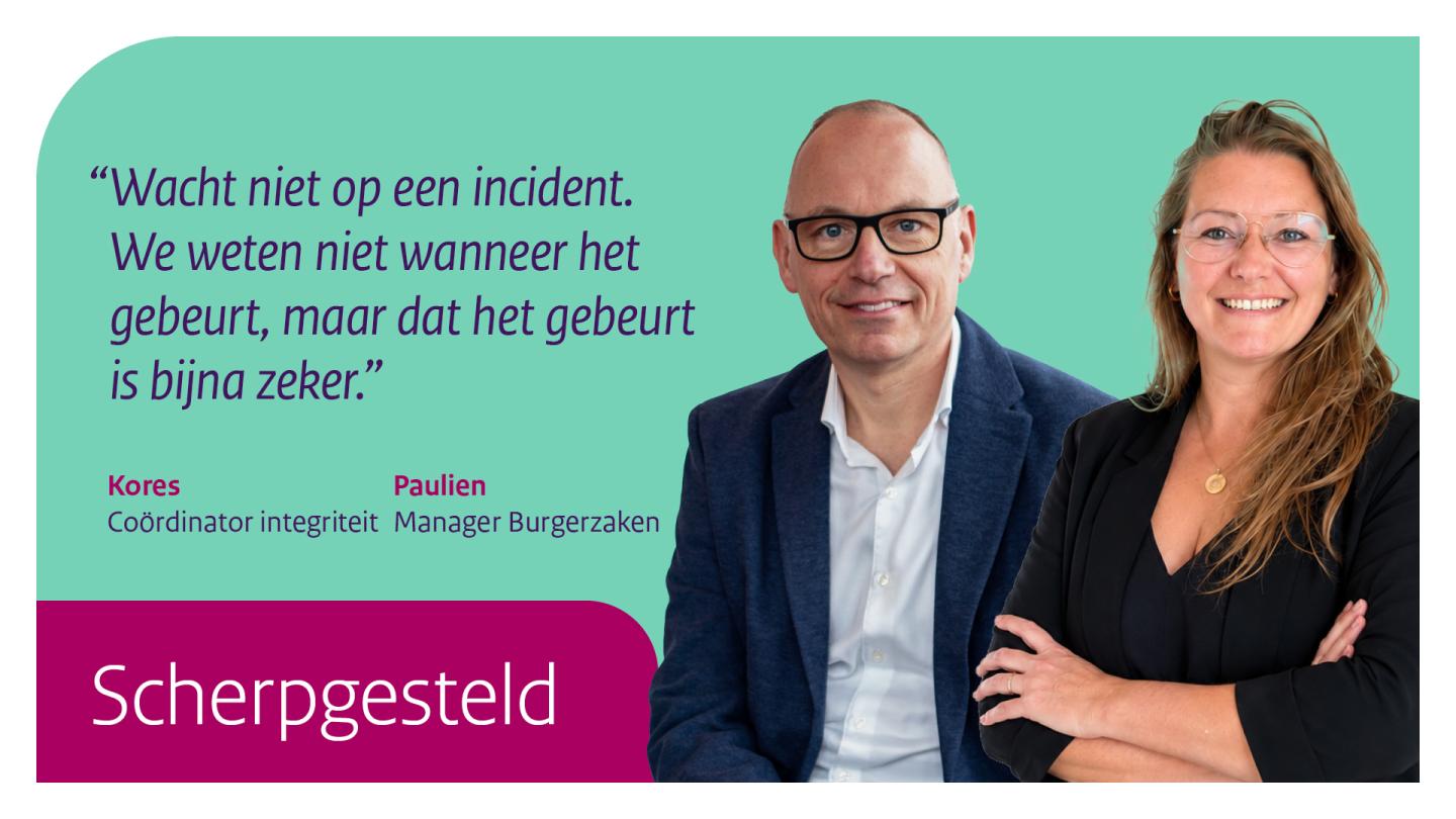 Integriteitscoördinator Kores en coördinator burgerzaken Paulien